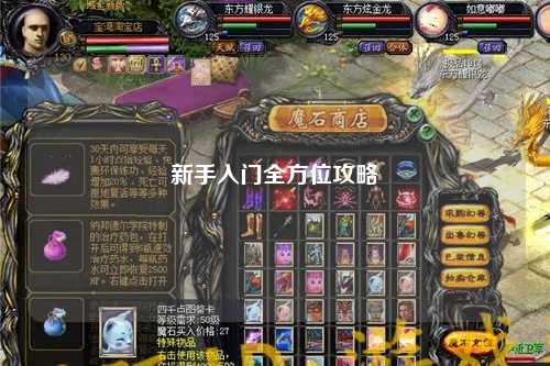 新手入門全方位攻略