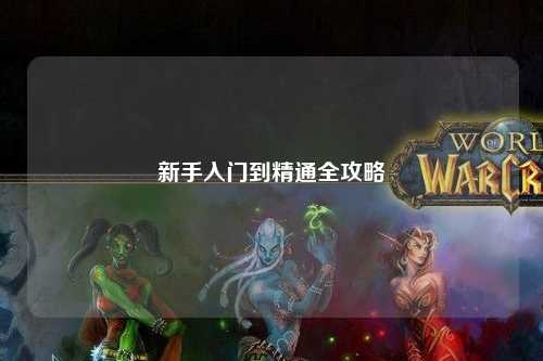 新手入門到精通全攻略