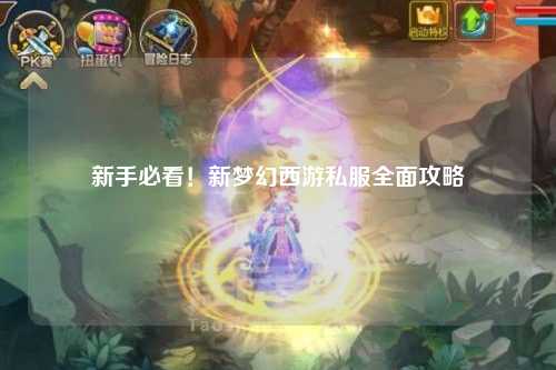 新手必看!新夢幻西游私服全面攻略